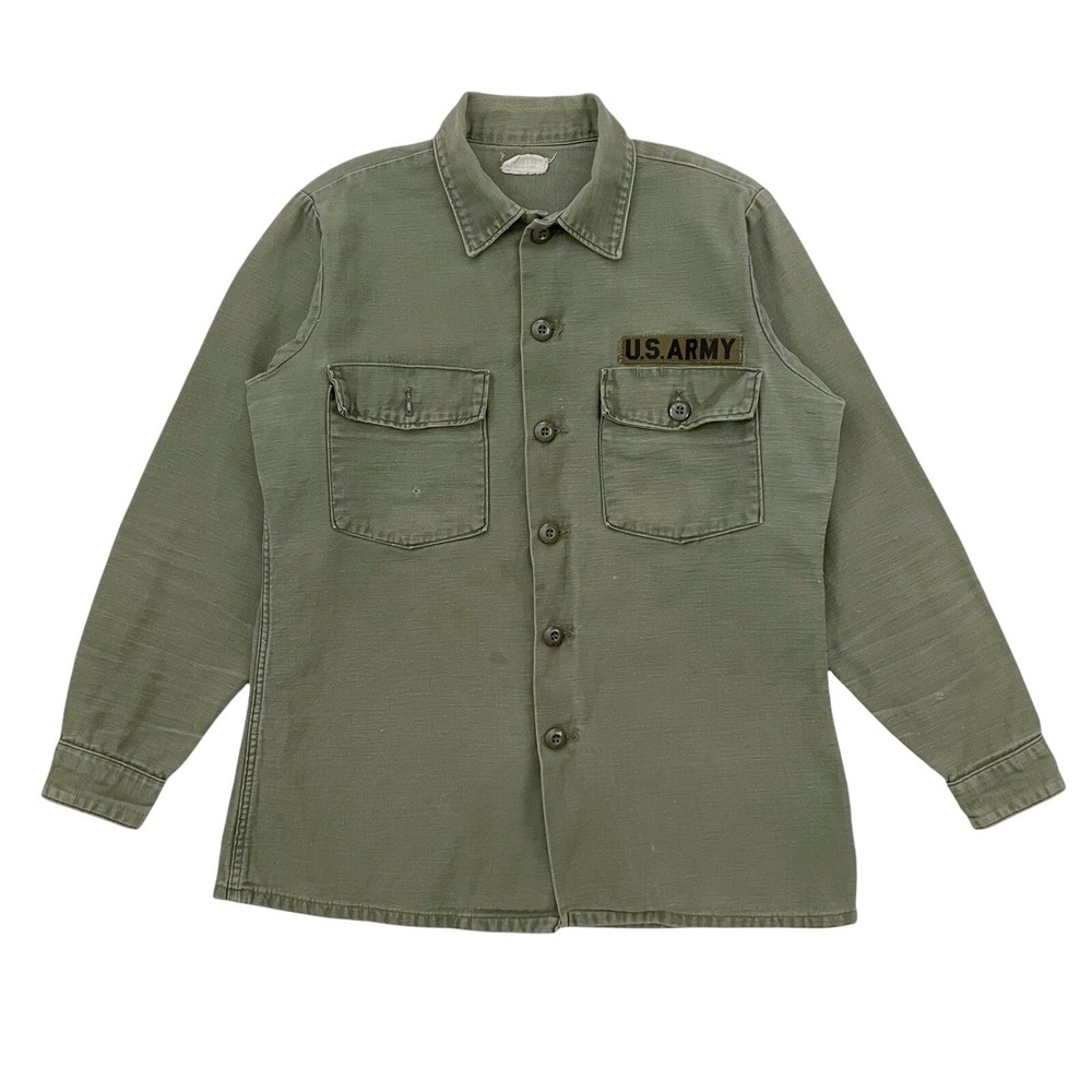 Vintage 1976 Selma Apparel Corporation US Army Utility Shirt Small Military 70's
